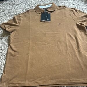 Tommy Hilfiger Men's Brown Polo Shirt